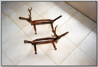 Deer Potpourri Holder 14” l Deer Potpourri Holder 14” l